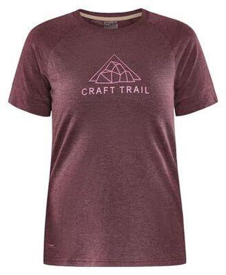 Craft adv trail wool women's short sleeve t-shirt white