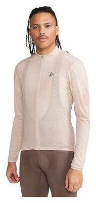 Craft core bike essence beige long sleeve jersey