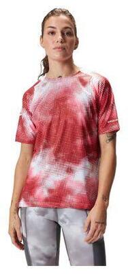 Maglia Endura Pixel Cloud LTD Donna a manica corta rossa
