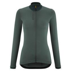 Maillot Femme Mavic Aksium à Manches Longues Vert