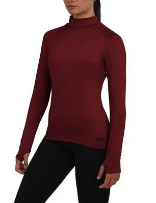 Dames super thermisch ondershirt - opstaande kraag