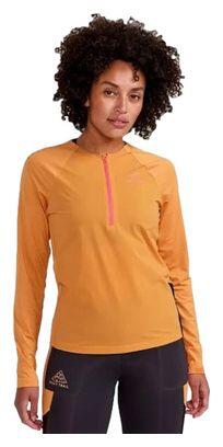 CRAFT Maglia a manica lunga Craft Pro Trail Wind Arancione Donna