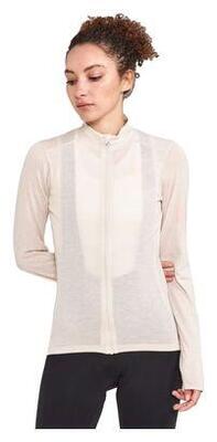 Craft core bike essence women's beige long sleeve jersey