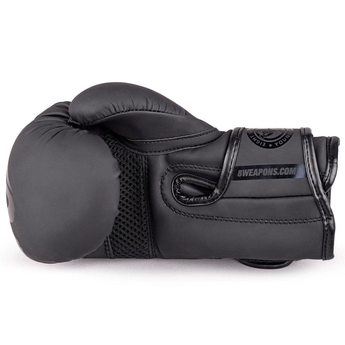 Boxhandschuhe Kinder 8 WEAPONS – Schwarz/Schwarz – 4 Oz – Unlimited 2.0 3/5