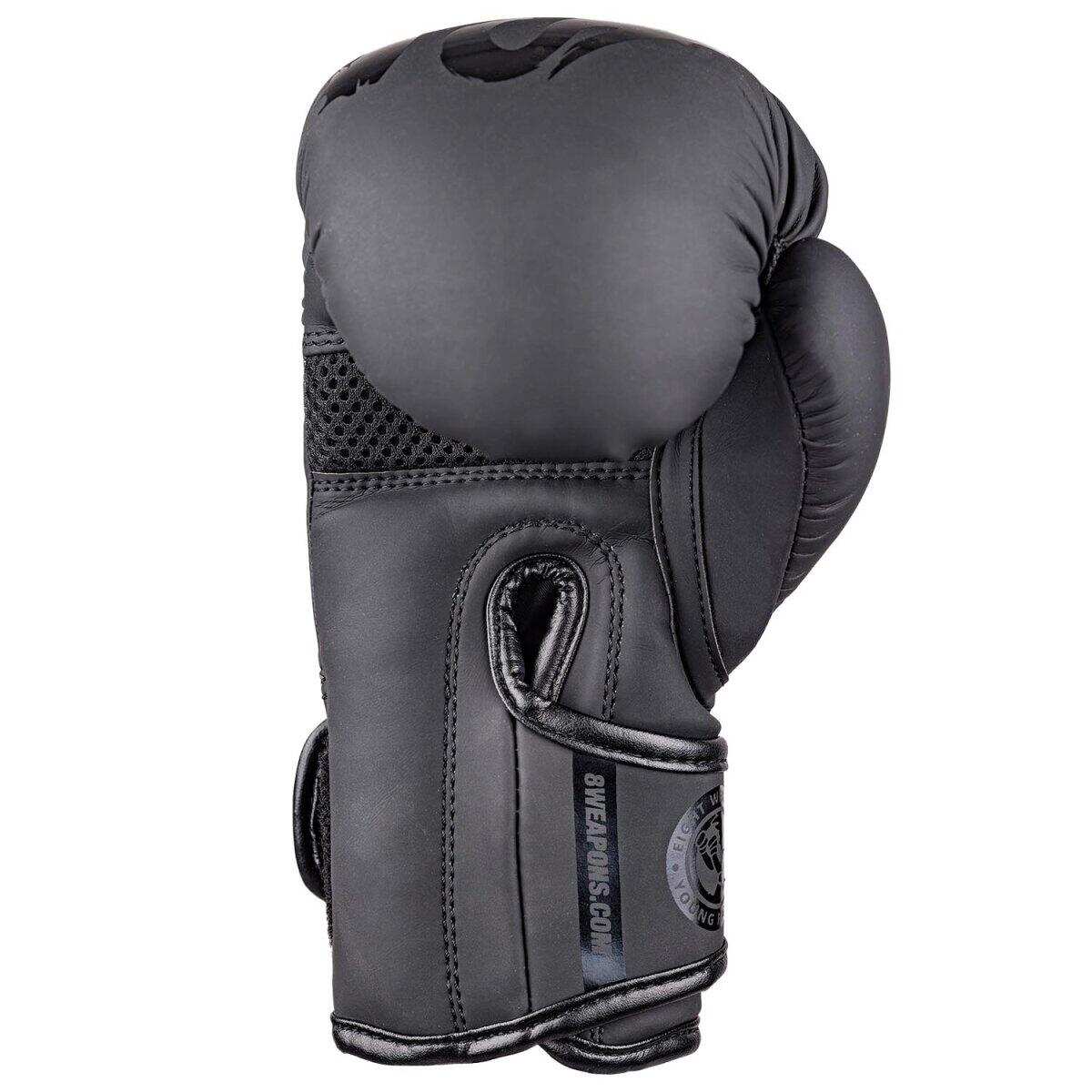 Boxhandschuhe Kinder 8 WEAPONS – Schwarz/Schwarz – 4 Oz – Unlimited 2.0 5/5
