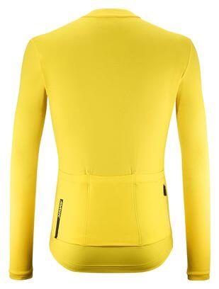 Maillot Manches Longues Mavic Aksium Thermo Jaune 2/2