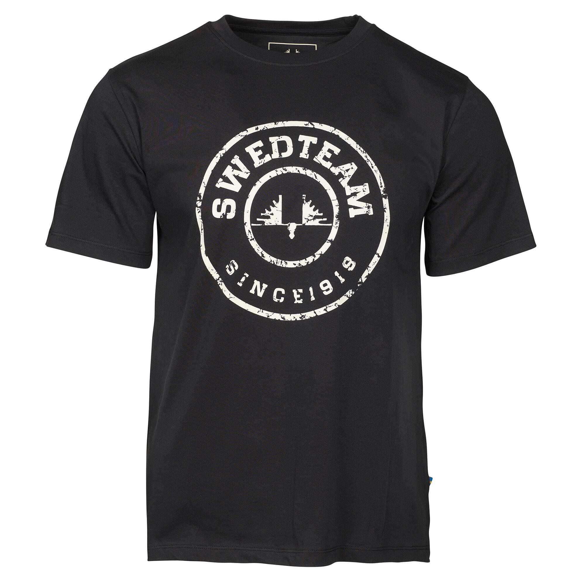 Camiseta Ultra preta con logótipo Swedteam 2/3