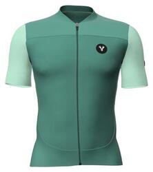 Maillot Manches Courtes LeBram Ventoux Uni Vert