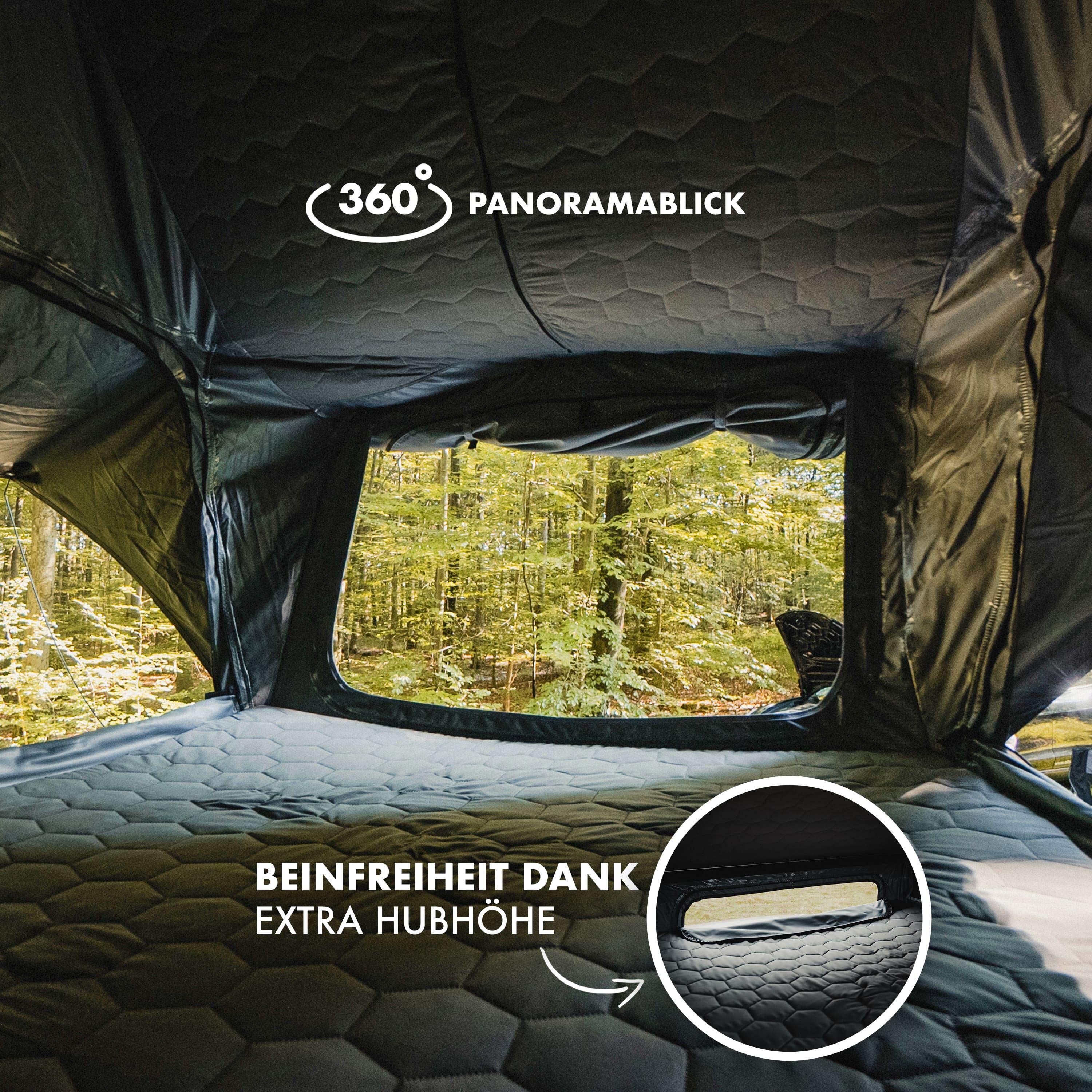 Naturbummler ® Alu-Kraftkiste 2.0 Hartschalen-Dachzelt 3/5