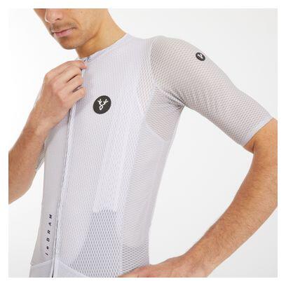 LeBram Izoard Ultralight Kurzarmtrikot Grau Ecru 3/4