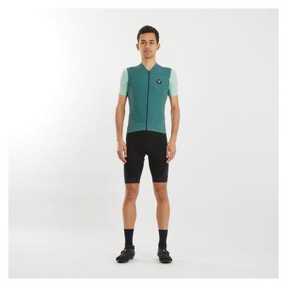 Maillot LeBram Ventoux Uni Manga Corta Verde 7/7