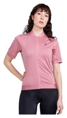 Craft core essence pink women's short sleeve jersey