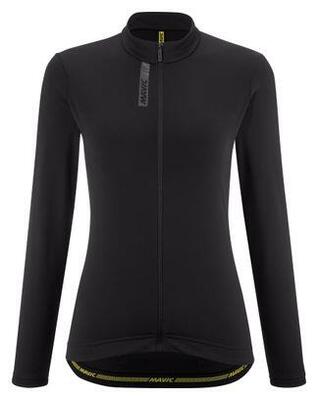 Dames mavic aksium thermo trui met lange mouwen zwart