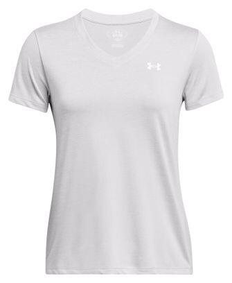 Maillot manches courtes Under Armour Tech Twist Gris Femme 2/5