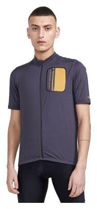 Maglia Craft ADV Gravel manica corta - Nero/Sabbia