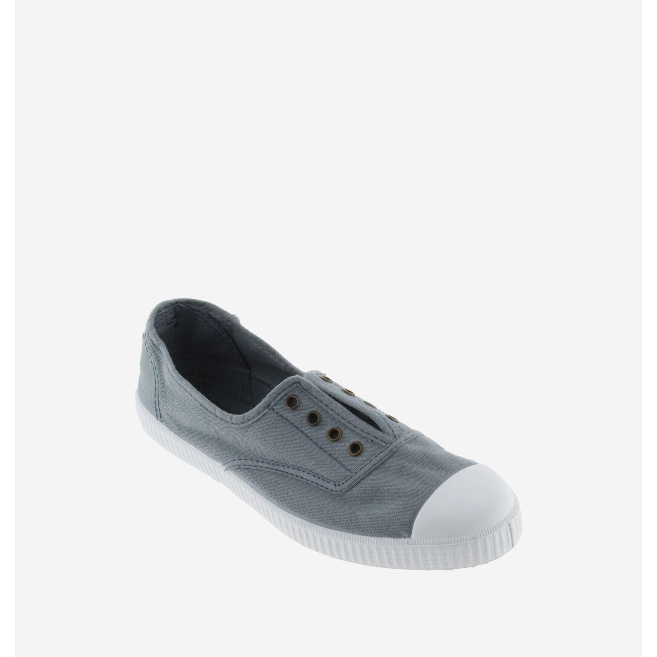 Sneakers ohne Schnürsenkel aus gewaschenem Leinen Damen Victoria 1915 Anglaise 2/7