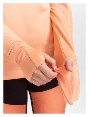 Craft ADV SubZ Coral Women's 1/2 Zip Long Sleeve Jersey 3/5