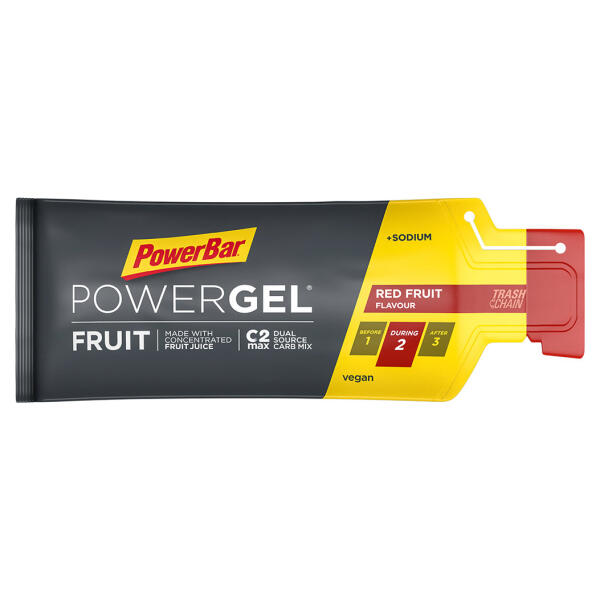 Gels PowerBar PowerGel MultiPack 10 packs of 3+1x41gr Mixed : Strawberry-Banana- 2/5