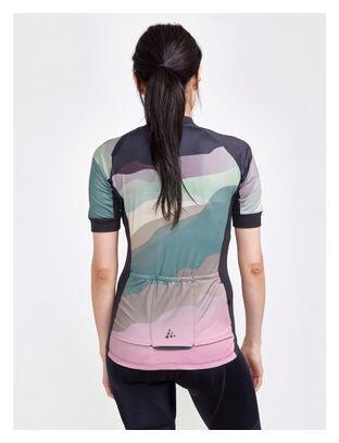 Maillot de manga corta Craft Adv Endur Mujer Rosa Multicolor 2/3