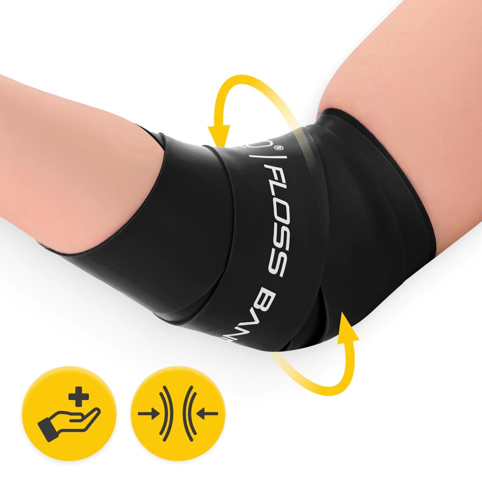 Taśma rehabilitacyjna do ćwiczeń FLOSS BAND 4FIZJO 1,5 mm 4/7