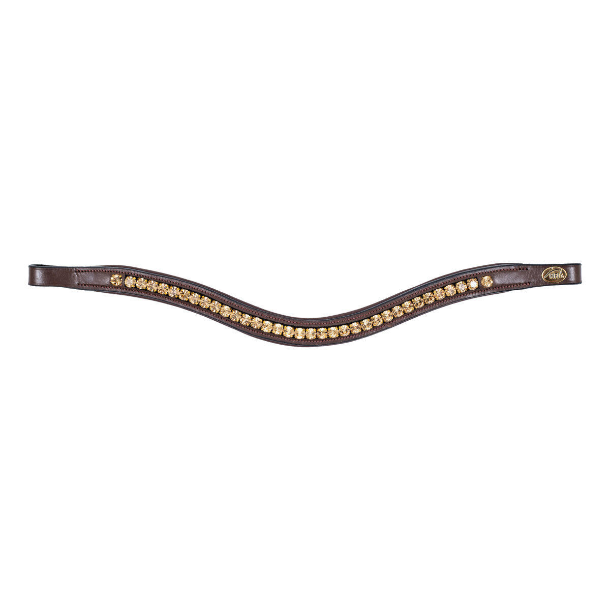 Frontaal voor paard HFI Padded Wave + Strass 1/7