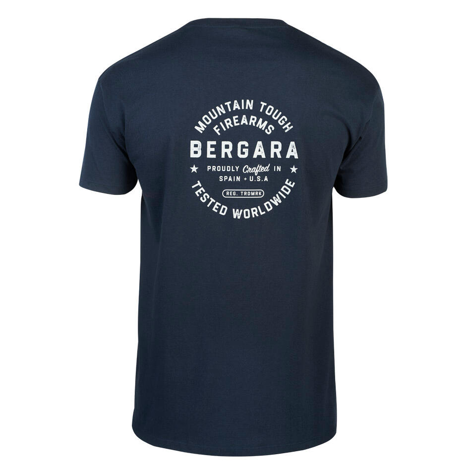Bergara Stamp Navy T-Shirt Unisex-XS 2/2