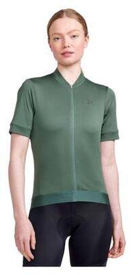 Craft core essence green women's short sleeve jersey