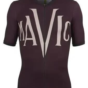 Mavic Heritage Short Sleeve Jersey Aubergine/Black