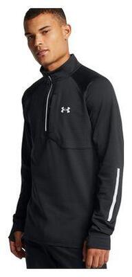 Under armour launch elite cw black heren 1/2 zip thermo top