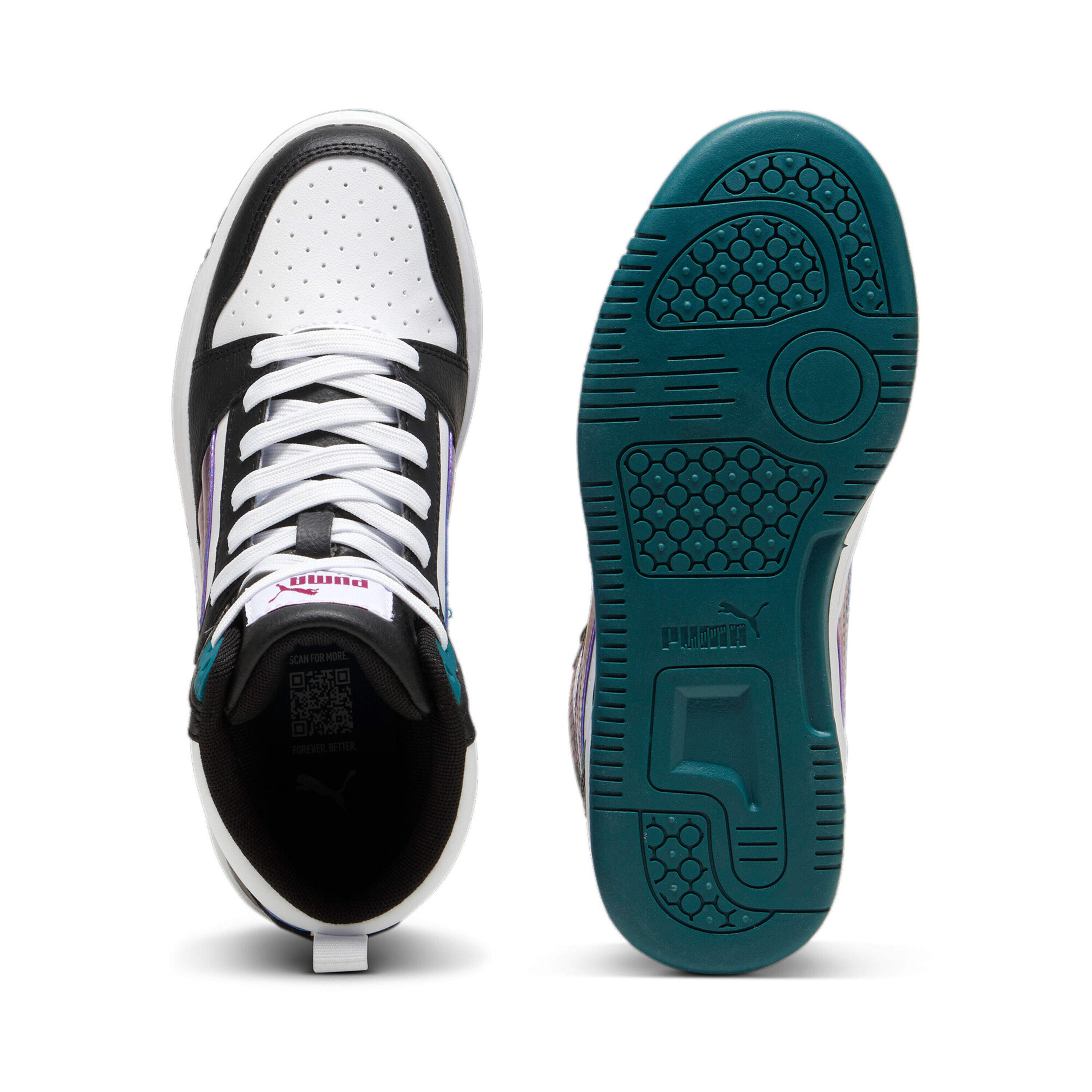 Sneakers per bambini Puma Rebound V6 Mid Bouncy Sky 6/6