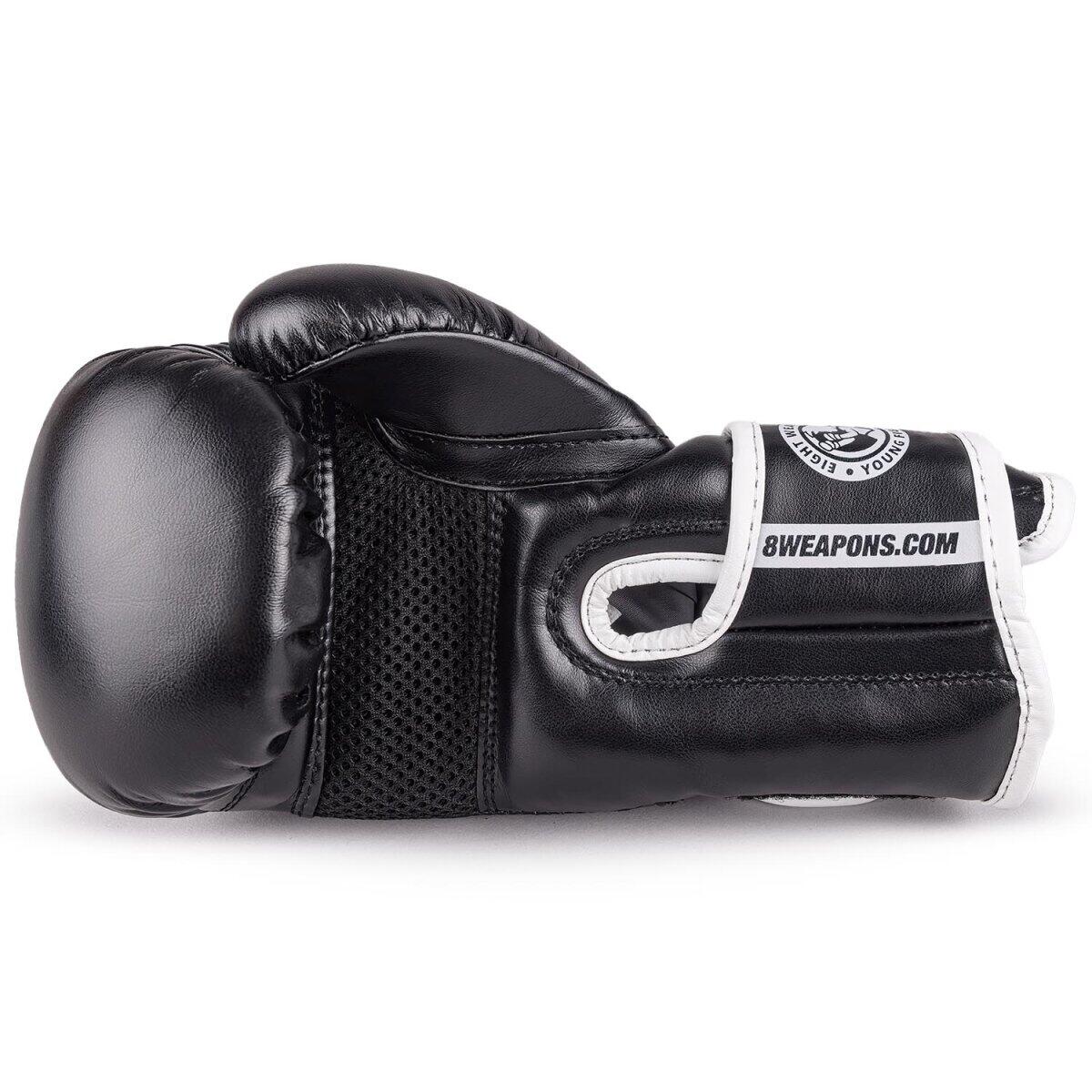 Guanti boxe bambino 8 WEAPONS – Nero/Bianco – 4 Oz – Unlimited 2.0 3/5