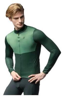 Langarm Trikot Alé Dual Gravel Khaki