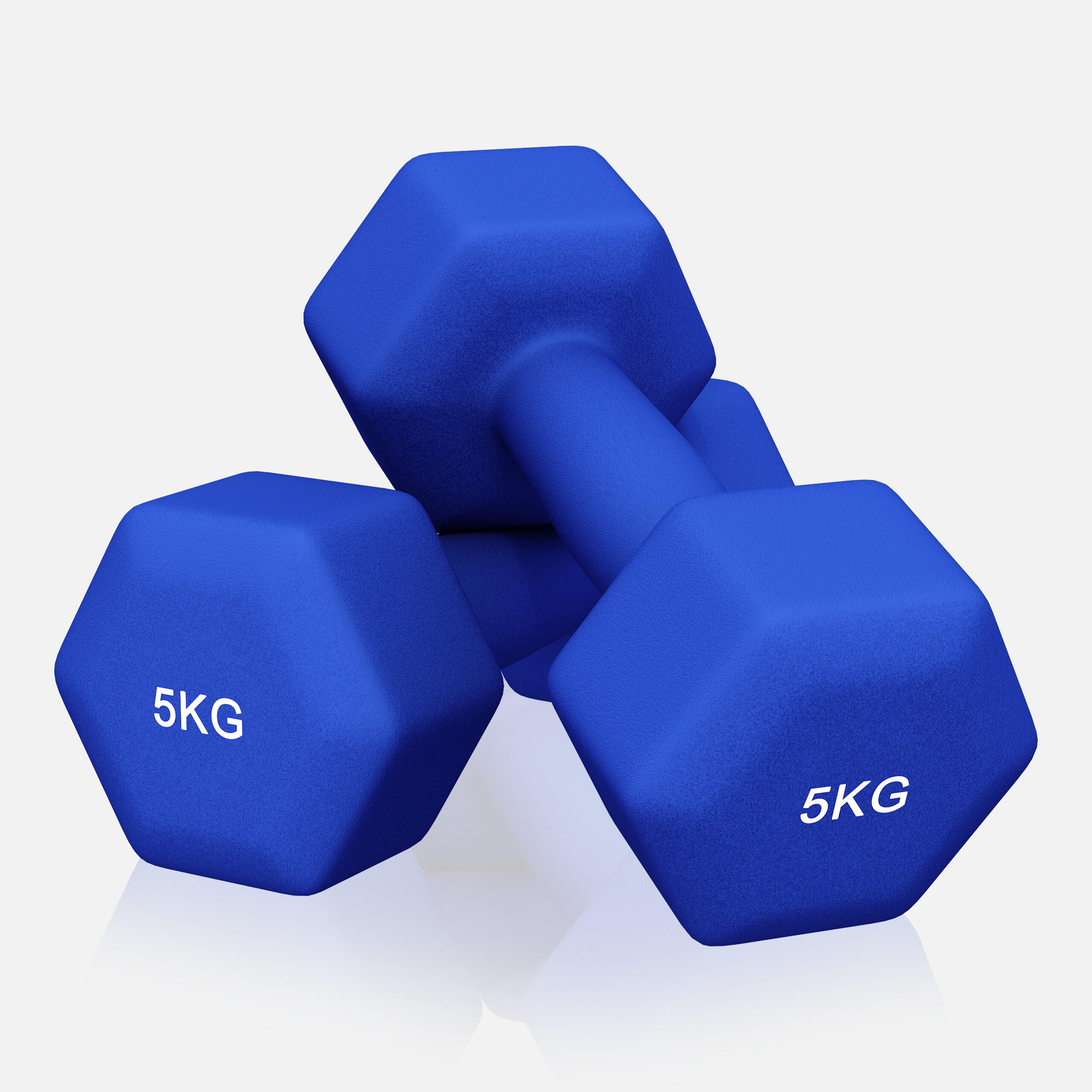 Kit Haltères en Néoprène - Hexagonal Poids Fitness, Dumbbell Set, Antidérapante 3/7