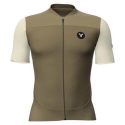 Maillot Manches Courtes LeBram Ventoux Uni Marron