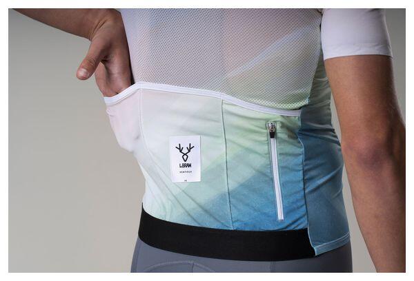 Maillot de manga corta LeBram Ventoux Verde Acuarela 7/7