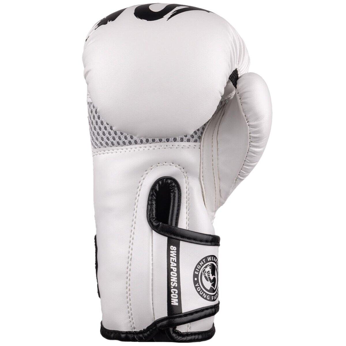 Gants boxe enfants 8 WEAPONS – Blanc/Noir – 4 Oz – Unlimited 2.0 2/5
