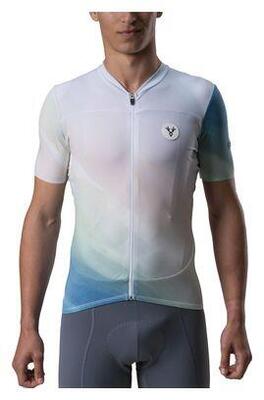 Kurzarm Trikot LeBram Ventoux Aquarelle Grün