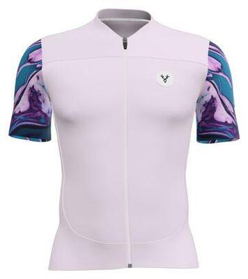 Lebram ventoux pétrole short sleeves jersey pink