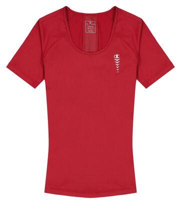 T-shirt Donna Champion C-Tech Manica Corta Rosso
