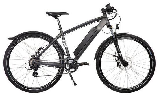 VTC Électrique Bicyklet Joseph Shimano Altus 7V 417 Wh 700 mm Noir Gris