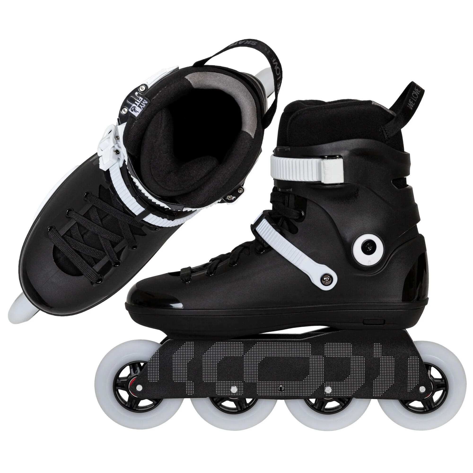 Jazda na rolkach freeskate Myfit CL 15 2/3