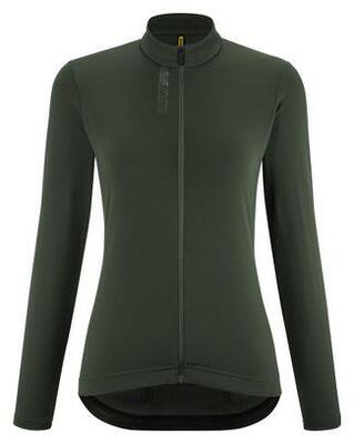 Dames mavic aksium thermo trui met lange mouwen groen