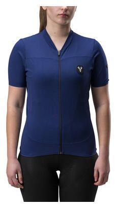 Maillot Manches Courtes Femme LeBram Ventoux Bleu Marine