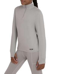 Haut à manches longues demi-zip pour fille