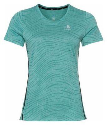 Odlo zeroweight engineered short sleeve jersey blue