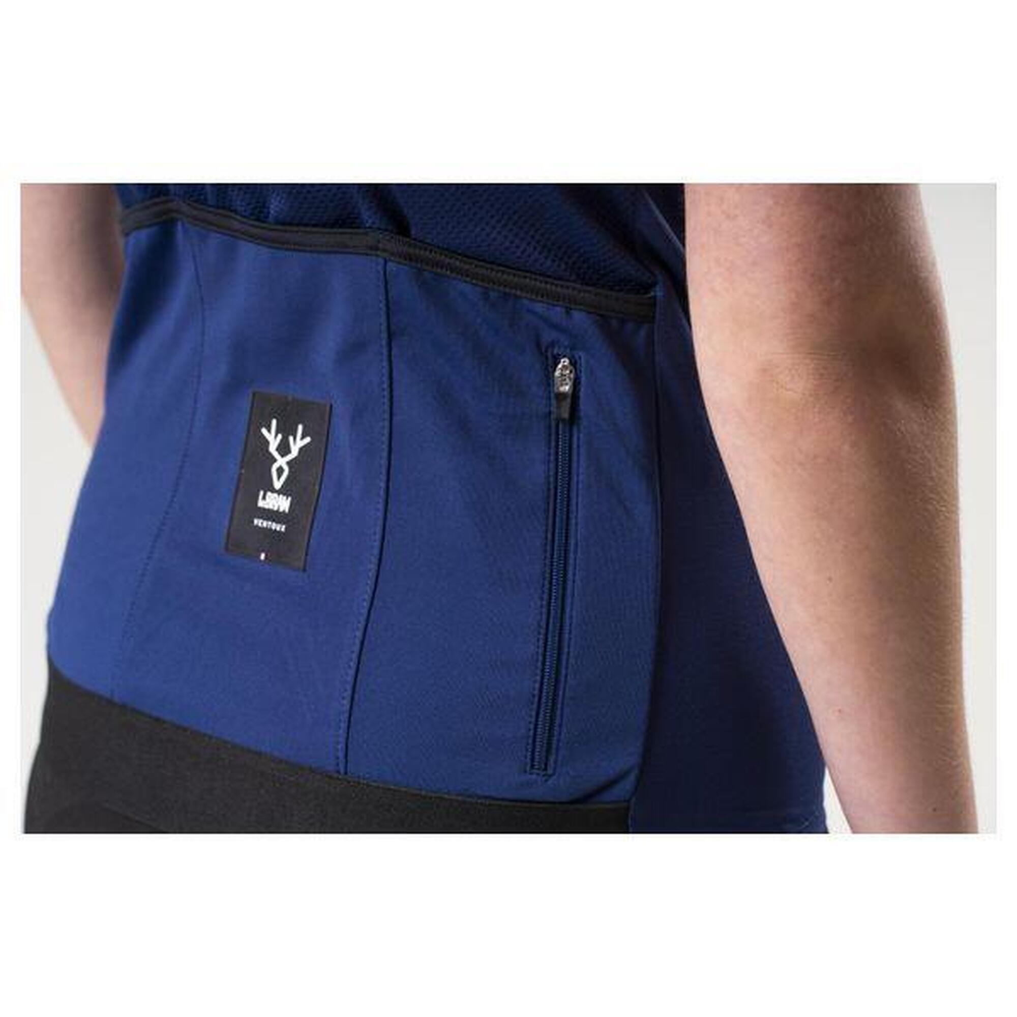 Maillot Manches Courtes Femme LeBram Ventoux Bleu Marine