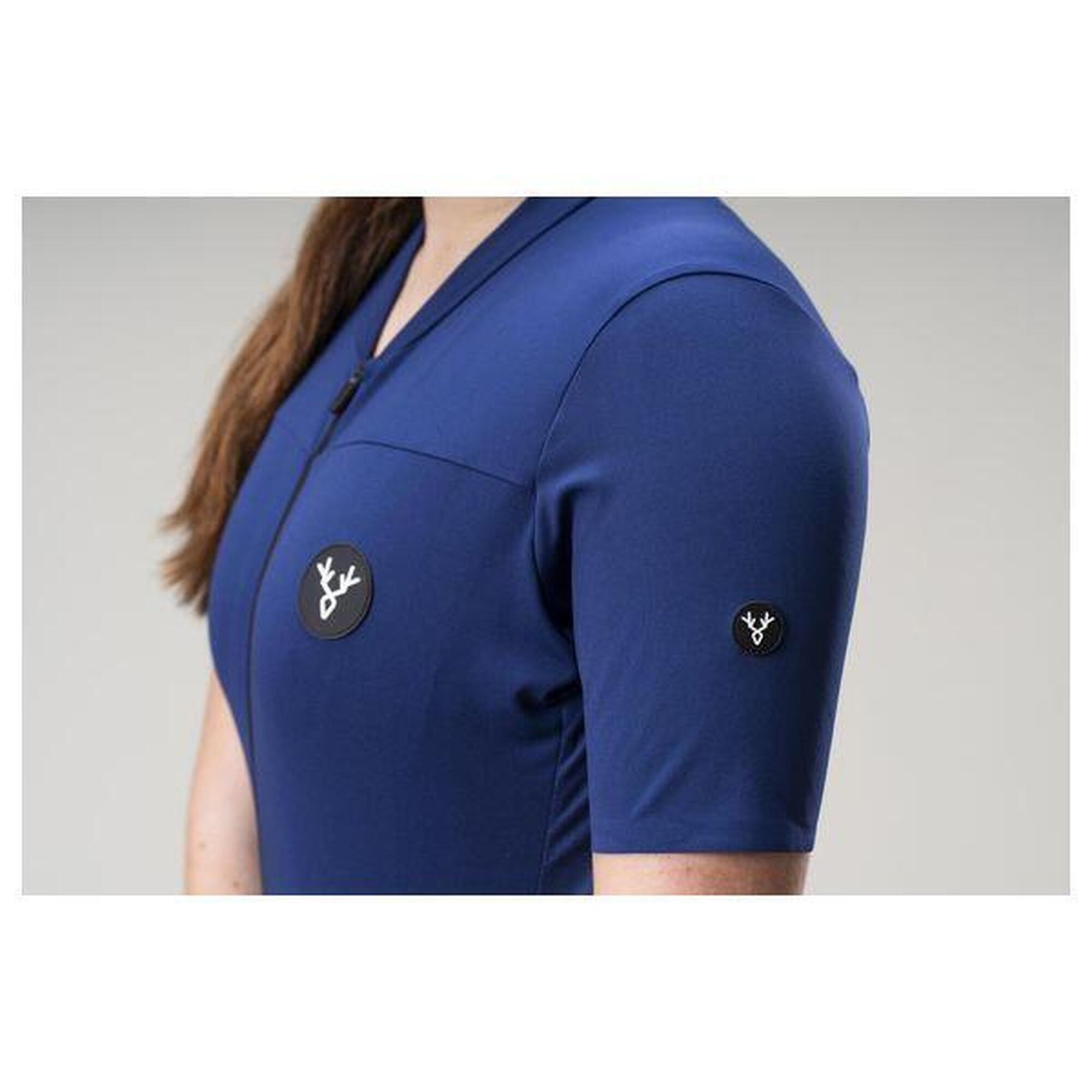 Maillot Manches Courtes Femme LeBram Ventoux Bleu Marine