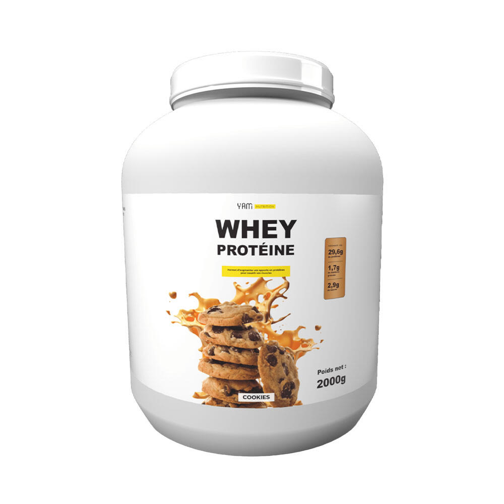 YAM NUTRITION Wei-eiwit - Wei-eiwit (2kg) - Cookies
