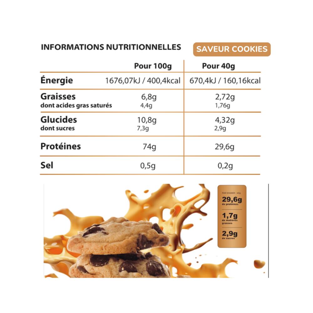 Proteine Whey - Proteine Del Siero Di Latte (2 Kg) - Biscotti 2/2