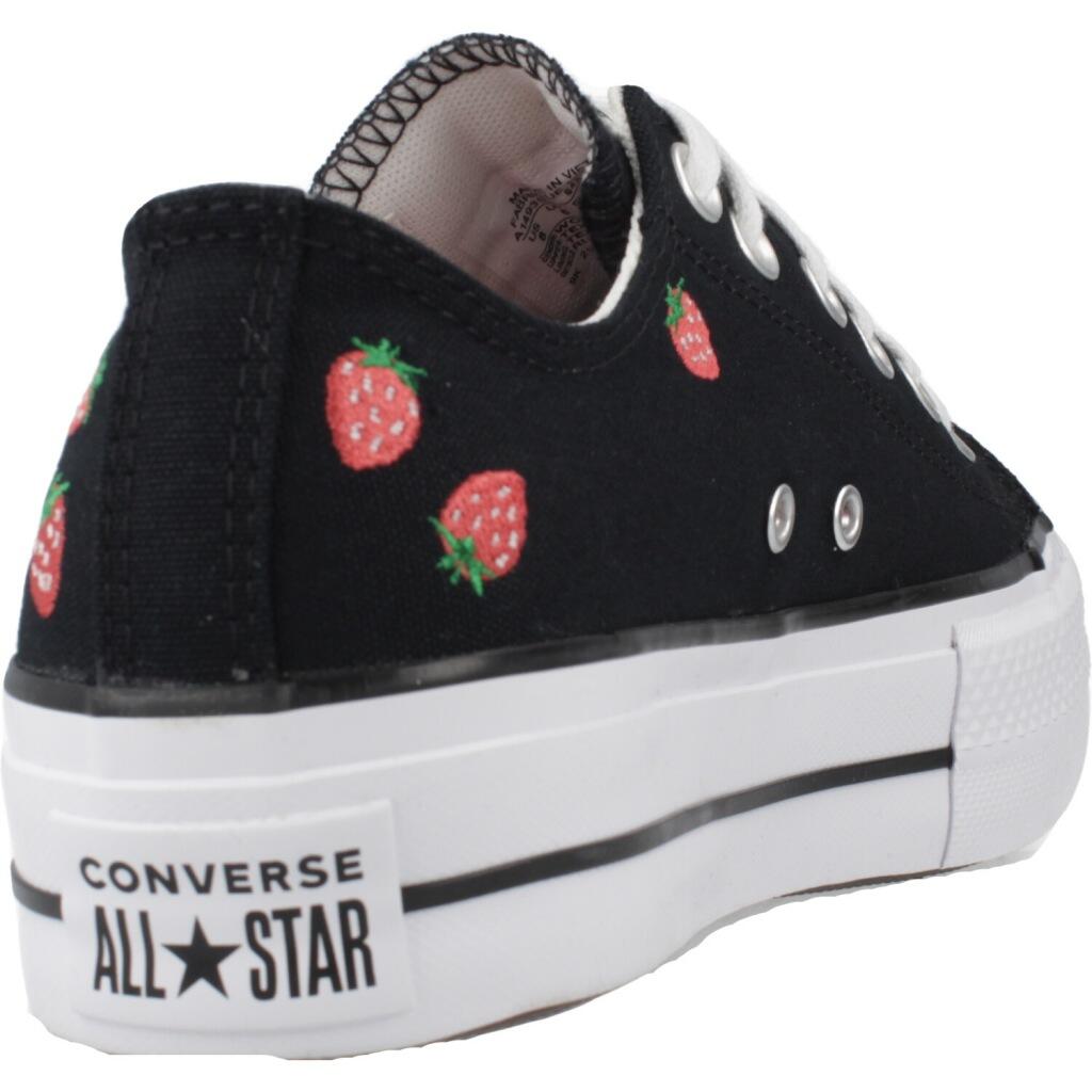 Baskets Converse Modèle Chuck Taylor All Star Lift Ox Couleur Noir 3/5